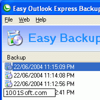 Easy Backup for Outlook Express скачать