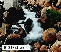 River and stones скачать