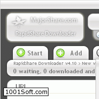 MajorShare RapidShare Downloader скачать