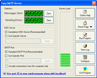 Easy SMTP Server скачать
