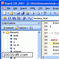Rapid CSS Editor 2006 скачать
