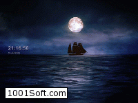 Moonlit Ship Screensaver скачать