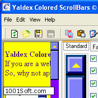 Yaldex Colored ScrollBars скачать