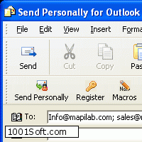 Send Personally for Outlook Express скачать