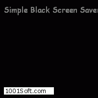 Simple Black Screen Saver скачать