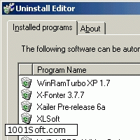 Uninstall Editor скачать