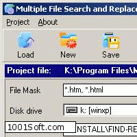 Multiple File Search and Replace скачать