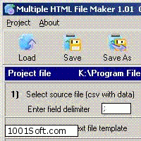 Multiple HTML File Maker скачать