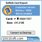 Softick CardExport II for Palm OS скачать